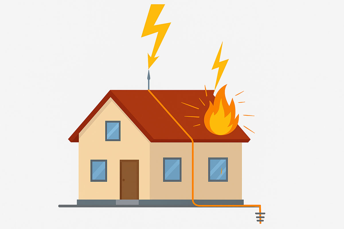 Tại Sao Lắp Cột Thu Lôi Vẫn Bị Sét Đánh